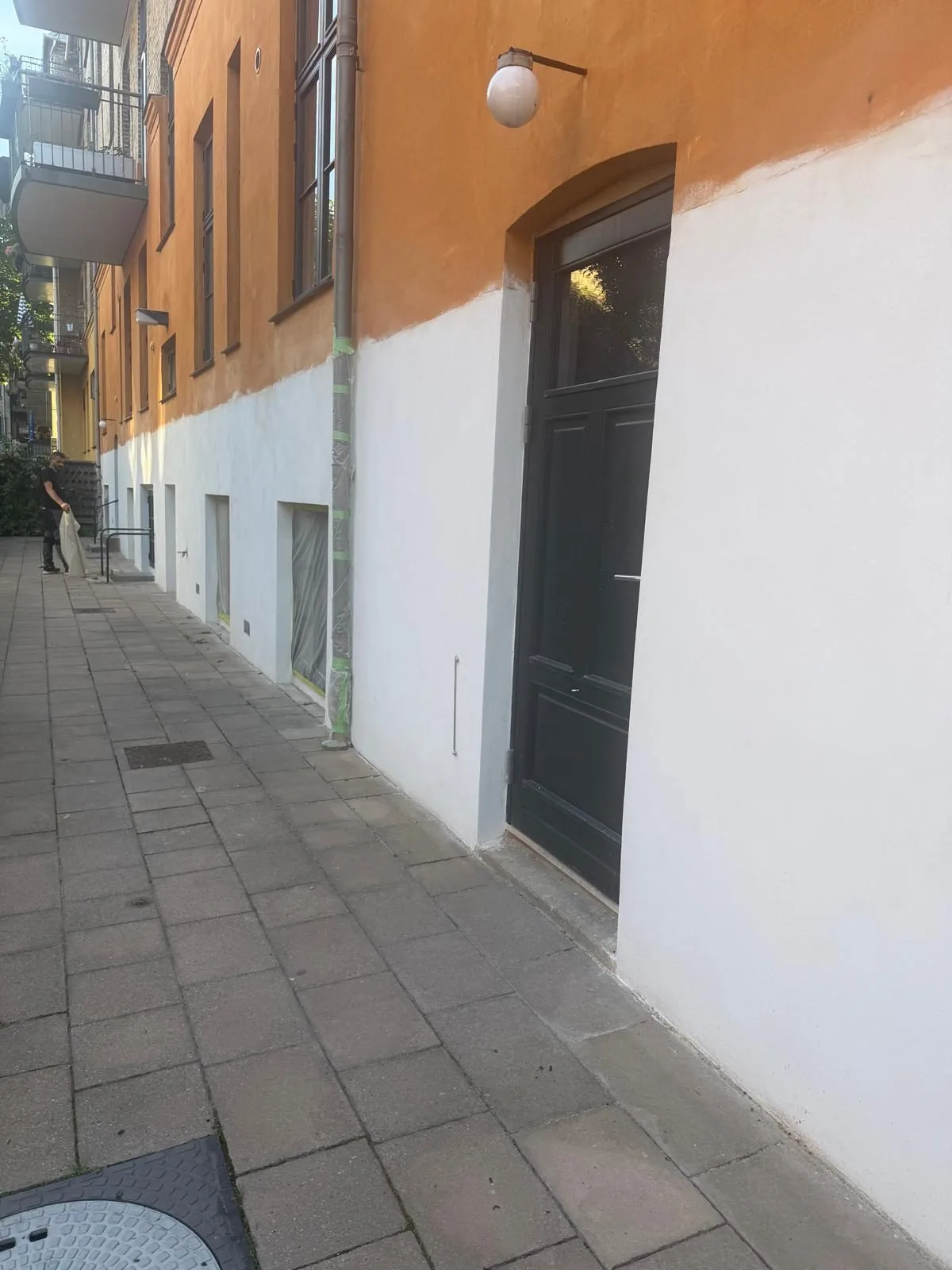 Sockelrenovering på flerbostadshus i Malmö